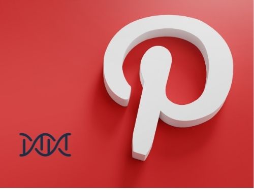 Loghi di DNA Agency e Pinterest