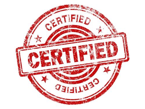 logo di una certificazione